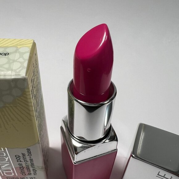 Clinique Pop Lip Colour + Primer Shade 11 Wow Pop Lipstick Full Regular Size - Picture 2 of 4
